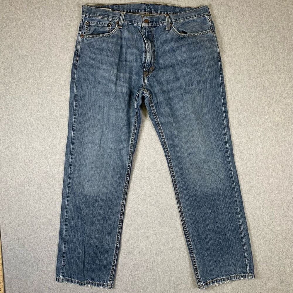 Levis 559 mens jeans 38 x 32 relaxed straight fit blue casual